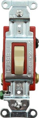 Hubbell Wiring Device-Kellems - 3 Pole, 120 to 277 VAC, 20 Amp, Industrial Grade, Toggle, Wall and Dimmer Light Switch - 1-5/16 Inch Wide x 4-1/16 Inch High - Apex Tool & Supply