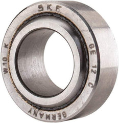 SKF - 12mm Bore Diam, 2,565 Lb Dynamic Capacity, Spherical Plain Bearing - 6,413 Lb Static Load Capacity - Apex Tool & Supply
