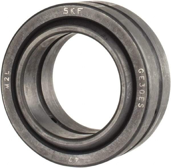 SKF - 30mm Bore Diam, 13,950 Lb Dynamic Capacity, Spherical Plain Bearing - 69,750 Lb Static Load Capacity - Apex Tool & Supply