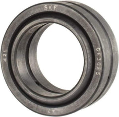 SKF - 30mm Bore Diam, 13,950 Lb Dynamic Capacity, Spherical Plain Bearing - 69,750 Lb Static Load Capacity - Apex Tool & Supply