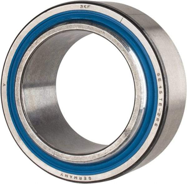 SKF - 45mm Bore Diam, 40,500 Lb Dynamic Capacity, Spherical Plain Bearing - 81,000 Lb Static Load Capacity - Apex Tool & Supply