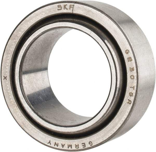 SKF - 30mm Bore Diam, 19,798 Lb Dynamic Capacity, Spherical Plain Bearing - 39,595 Lb Static Load Capacity - Apex Tool & Supply