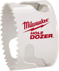 Milwaukee Tool - 1-3/4" Diam, 1-1/2" Cutting Depth, Hole Saw - Bi-Metal Saw, Toothed Edge - Apex Tool & Supply