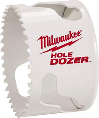 Milwaukee Tool - 2-3/4" Diam, 1-1/2" Cutting Depth, Hole Saw - Bi-Metal Saw, Toothed Edge - Apex Tool & Supply
