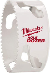 Milwaukee Tool - 3" Diam, 1-1/2" Cutting Depth, Hole Saw - Bi-Metal Saw, Toothed Edge - Apex Tool & Supply