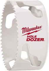 Milwaukee Tool - 3-1/4" Diam, 1-1/2" Cutting Depth, Hole Saw - Bi-Metal Saw, Toothed Edge - Apex Tool & Supply