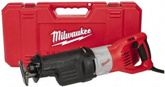 Milwaukee Tool - 2,800 Strokes per Minute, 1-1/4 Inch Stroke Length, Electric Reciprocating Saw - 120 Volts, 15 Amps, 1 Blade - Apex Tool & Supply
