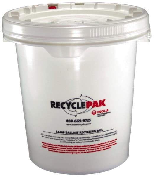 Recyclepak - 15 Inch Deep, Ballast Bucket - 15 Inch Diameter, 69 Lb. Capacity, 5 Gallon Pail - Apex Tool & Supply