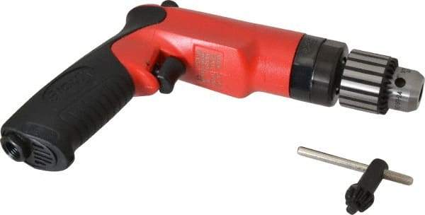 Sioux Tools - 3/8" Reversible Keyed Chuck - Pistol Grip Handle, 2,500 RPM, 14.16 LPS, 30 CFM, 1 hp - Apex Tool & Supply