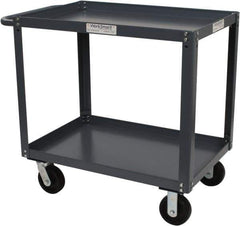 Value Collection - 2,000 Lb Capacity, 24" Wide x 36" Long x 36-1/4" High Service Cart - 2 Shelf, Steel - Apex Tool & Supply