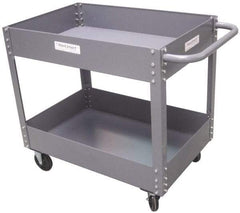 Value Collection - 1,200 Lb Capacity, 24" Wide x 36" Long x 34-5/8" High Service Cart - 2 Shelf, Steel - Apex Tool & Supply