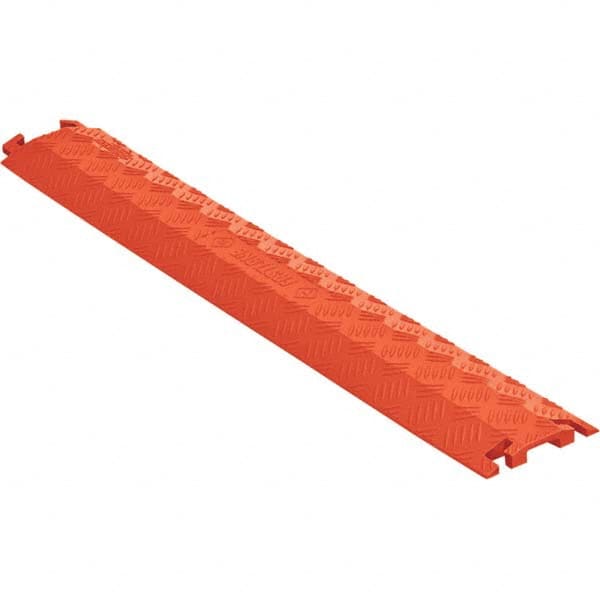 Checkers - On Floor Cable Covers Cover Material: Polyurethane Number of Channels: 1-1/2 - Apex Tool & Supply