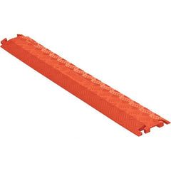 Checkers - On Floor Cable Covers Cover Material: Polyurethane Number of Channels: 1-1/2 - Apex Tool & Supply