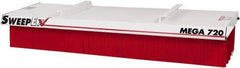 Sweepex - 12" Long x 72" Wide Sweeper Accessory - Stiff Polypropylene Bristles - Apex Tool & Supply