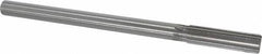 Made in USA - 0.628" High Speed Steel 8 Flute Chucking Reamer - Straight Flute, 0.5615" Straight Shank, 2-1/4" Flute Length, 9" OAL - Apex Tool & Supply
