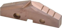 Allied Machine and Engineering - 2-3/8" Diam x 5/16" Thick, Seat Code 4, 132° Included Angle Spade Drill Insert - AM200 Coated, Cobalt, Grade Super Cobalt, Series GEN2 T-A - Apex Tool & Supply