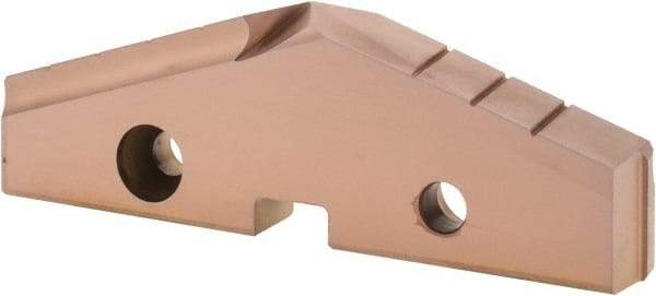 Allied Machine and Engineering - 3-3/4" Diam x 7/16" Thick, Seat Code 7, 144° Included Angle Spade Drill Insert - AM200 Coated, Cobalt, Grade Super Cobalt, Series GEN2 T-A - Apex Tool & Supply