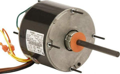 US Motors - 1/2 hp, TEAO Enclosure, Auto Thermal Protection, 1,075 RPM, 208-230 Volt, 60 Hz, Industrial Electric AC/DC Motor - Size 48 Frame, Hub Mount, 1 Speed, Ball Bearings, 5.1-5.8 Full Load Amps, B Class Insulation, CCW Lead End - Apex Tool & Supply