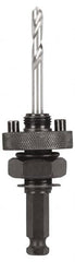 Milwaukee Tool - 1-1/4" to 6" Hole Diam, 1/2" Min Chuck, Hole Cutting Tool Arbor - Apex Tool & Supply