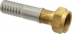 SuperKlean - 3/4 FGHT x 3/4" Hose Barb, FGHT x Hose Barb Swivel - Brass & Stainless Steel - Apex Tool & Supply