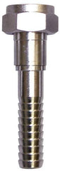 SuperKlean - FGHT x 5/8" Hose Barb, FGHT x Hose Barb Swivel - Stainless Steel - Apex Tool & Supply