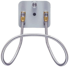 SuperKlean - Air & Water Hose Rack - Stainless Steel Bolts, Brass End Fittings & Aluminum Plate - Apex Tool & Supply