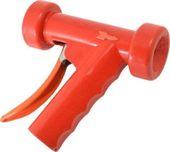 SuperKlean - Insulated, Brass Pistol Grip Spray Nozzle for 1/2" Pipe - Red, 1/2 NPT - Apex Tool & Supply