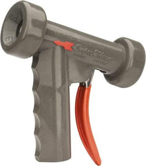 SuperKlean - Insulated, Stainless Steel Pistol Grip Spray Nozzle for 1/2" Pipe - Gray, 1/2 NPT - Apex Tool & Supply