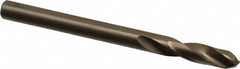 Cleveland - 5.10032mm 135° Spiral Flute Cobalt Screw Machine Drill Bit - Apex Tool & Supply