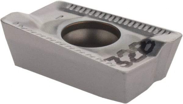 Iscar - APKT1604 76 Grade IC328 Carbide Milling Insert - TiCN Finish, 5.7mm Thick, 0.8mm Corner Radius - Apex Tool & Supply