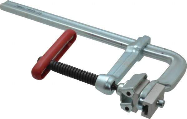 Bessey - 4-3/4" Deep Throat, 12" Max Capacity, Spreader Sliding Arm Clamp - 2,600 Lb Clamping Pressure, 3/4" Spindle Diam - Apex Tool & Supply