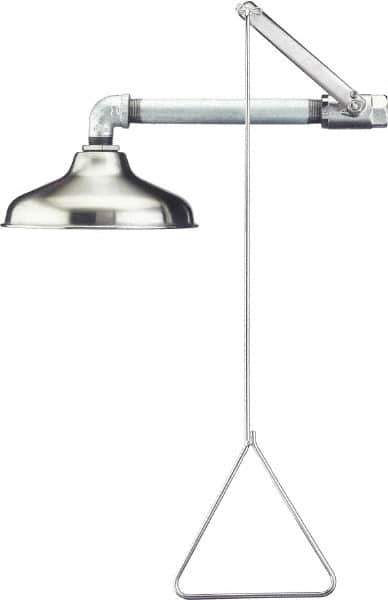 PRO-SAFE - Plumbed Drench Showers Mount: Horizontal Shower Head Material: Stainless Steel - Apex Tool & Supply