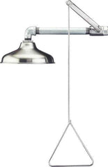 PRO-SAFE - Plumbed Drench Showers Mount: Horizontal Shower Head Material: Stainless Steel - Apex Tool & Supply