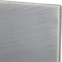 Made in USA - 1/4" Thick x 12" Wide x 1' Long, Polyethylene (UHMW) Sheet - Black, Oil-Filled Grade - Apex Tool & Supply