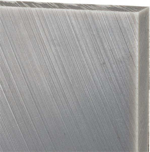 Made in USA - 1/2" Thick x 12" Wide x 1' Long, Polyethylene (UHMW) Sheet - Black, Oil-Filled Grade - Apex Tool & Supply