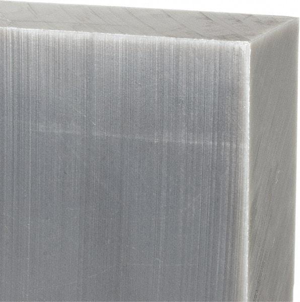 Made in USA - 1" Thick x 12" Wide x 1' Long, Polyethylene (UHMW) Sheet - Black, Oil-Filled Grade - Apex Tool & Supply