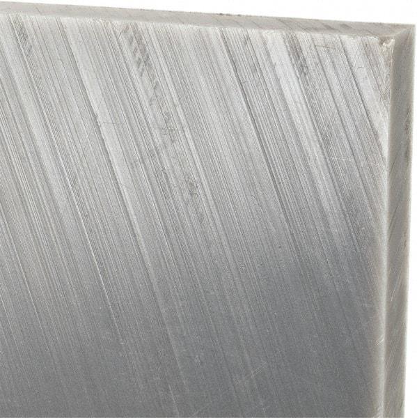 Made in USA - 3/8" Thick x 12" Wide x 2' Long, Polyethylene (UHMW) Sheet - Black, Oil-Filled Grade - Apex Tool & Supply