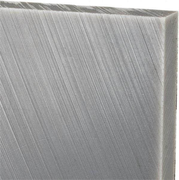 Made in USA - 1/2" Thick x 12" Wide x 2' Long, Polyethylene (UHMW) Sheet - Black, Oil-Filled Grade - Apex Tool & Supply