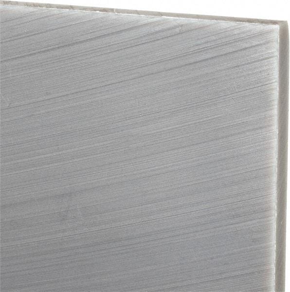 Made in USA - 1/4" Thick x 12" Wide x 3' Long, Polyethylene (UHMW) Sheet - Black, Oil-Filled Grade - Apex Tool & Supply