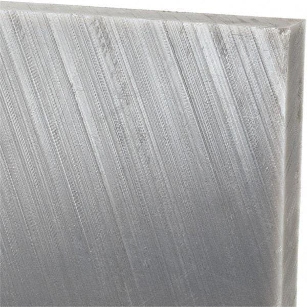 Made in USA - 3/8" Thick x 12" Wide x 3' Long, Polyethylene (UHMW) Sheet - Black, Oil-Filled Grade - Apex Tool & Supply