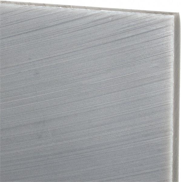 Made in USA - 1/4" Thick x 24" Wide x 2' Long, Polyethylene (UHMW) Sheet - Black, Oil-Filled Grade - Apex Tool & Supply