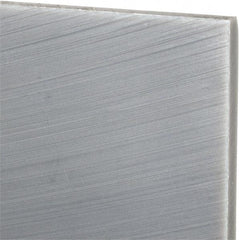 Made in USA - 1/4" Thick x 24" Wide x 2' Long, Polyethylene (UHMW) Sheet - Black, Oil-Filled Grade - Apex Tool & Supply