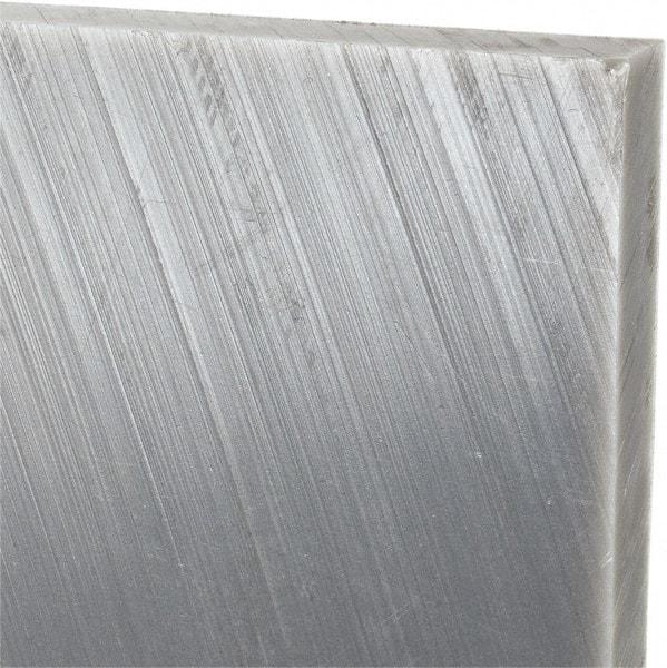 Made in USA - 3/8" Thick x 24" Wide x 2' Long, Polyethylene (UHMW) Sheet - Black, Oil-Filled Grade - Apex Tool & Supply