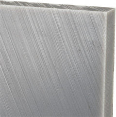 Made in USA - 1/2" Thick x 24" Wide x 2' Long, Polyethylene (UHMW) Sheet - Black, Oil-Filled Grade - Apex Tool & Supply