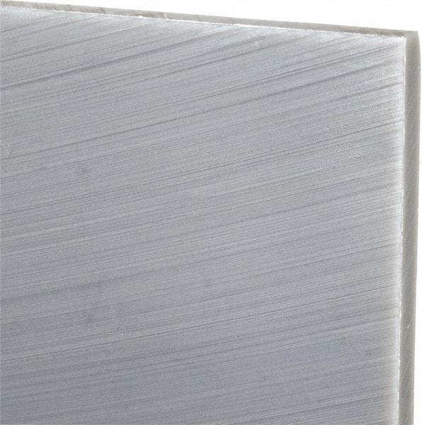 Made in USA - 1/4" Thick x 24" Wide x 3' Long, Polyethylene (UHMW) Sheet - Black, Oil-Filled Grade - Apex Tool & Supply