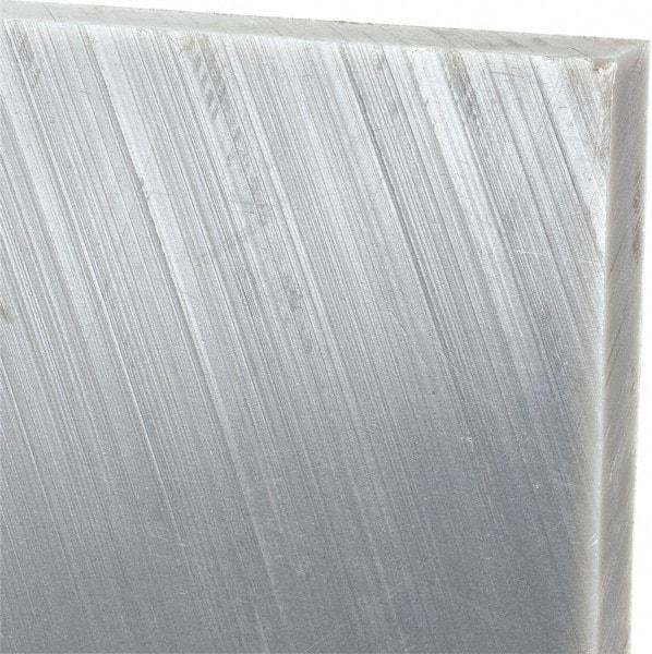 Made in USA - 3/8" Thick x 24" Wide x 4' Long, Polyethylene (UHMW) Sheet - Black, Oil-Filled Grade - Apex Tool & Supply