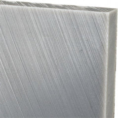 Made in USA - 1/2" Thick x 24" Wide x 4' Long, Polyethylene (UHMW) Sheet - Black, Oil-Filled Grade - Apex Tool & Supply