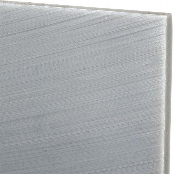 Made in USA - 1/4" Thick x 48" Wide x 5' Long, Polyethylene (UHMW) Sheet - Black, Oil-Filled Grade - Apex Tool & Supply