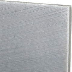 Made in USA - 1/4" Thick x 48" Wide x 5' Long, Polyethylene (UHMW) Sheet - Black, Oil-Filled Grade - Apex Tool & Supply