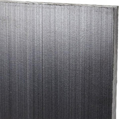 Made in USA - 1/4" Thick x 12" Wide x 2' Long, Polyethylene (UHMW) Sheet - Black, Antistatic Grade - Apex Tool & Supply